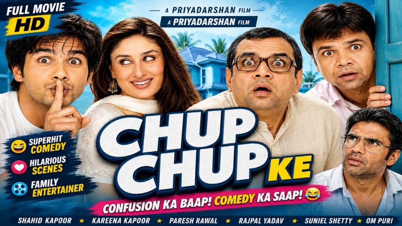 Chup Chup Ke l Full HD Movie l Shahid Kapoor l Paresh Rawal l Rajpal Yadav l Nonstop Comedy Blast
