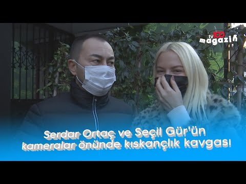 Serdar Ortaç ve Seçil Gür'ün kameralar önünde kıskançlık kavgası