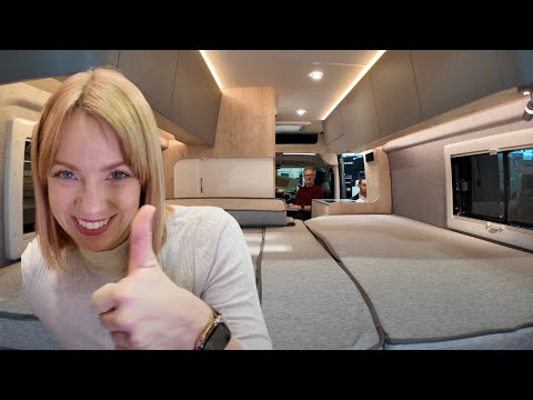 5.9m MICRO MOTORHOME VAN with 2 XL LONGITUDINAL BEDS and SPACIOUS BATHROOM Clever Spirit 600