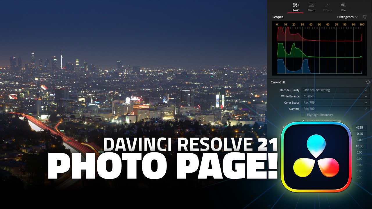 The Beginning of the END for Lightroom? First Look at DaVinci Resolve 21 PHOTO PAGE