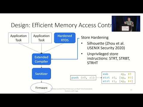 USENIX Security '22 - Holistic Control-Flow Protection on Real-Time Embedded Systems with Kage