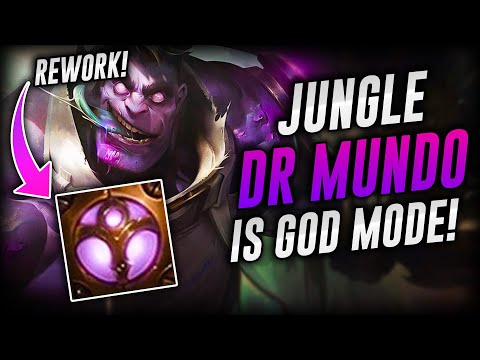 REWORK DR. MUNDO IS A JUNGLE GOD! | Dr. Mundo Gameplay | Wild Rift 2.6