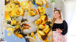 My biggest painting yet🌼Finding inspiration