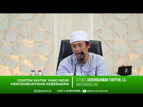 Contoh watak yang ingin menyembunyikan kebenaran