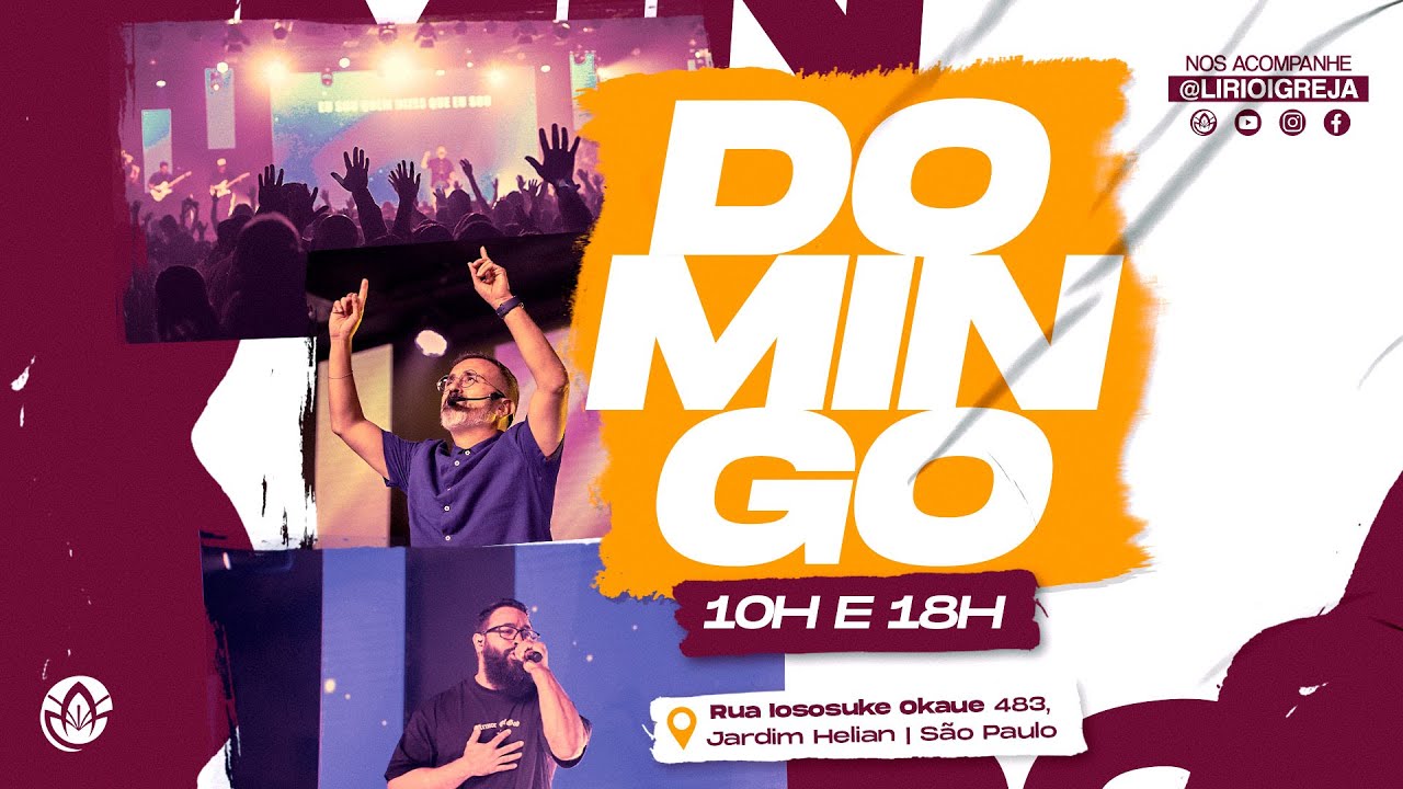 DOMINGO NA LÍRIO 04.05 | 18H