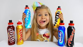 Diana and Roma taste Chocolate Milk Shake