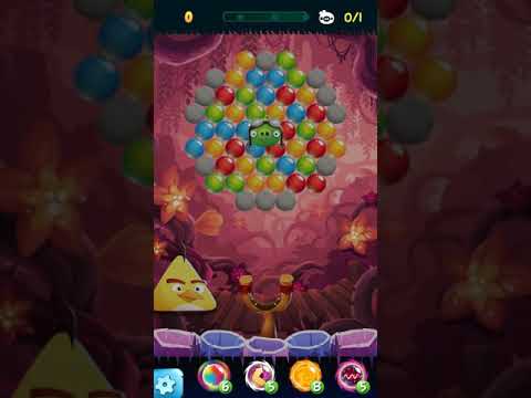 Angry Birds POP Bubble Shooter - Level 45. Gameplay