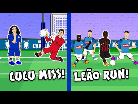 ⚡LEAO RUN!⚡CUCURELLA MISS! The song! (Chelsea vs Real Madrid | Napoli vs Ac Milan Goals Highlights)