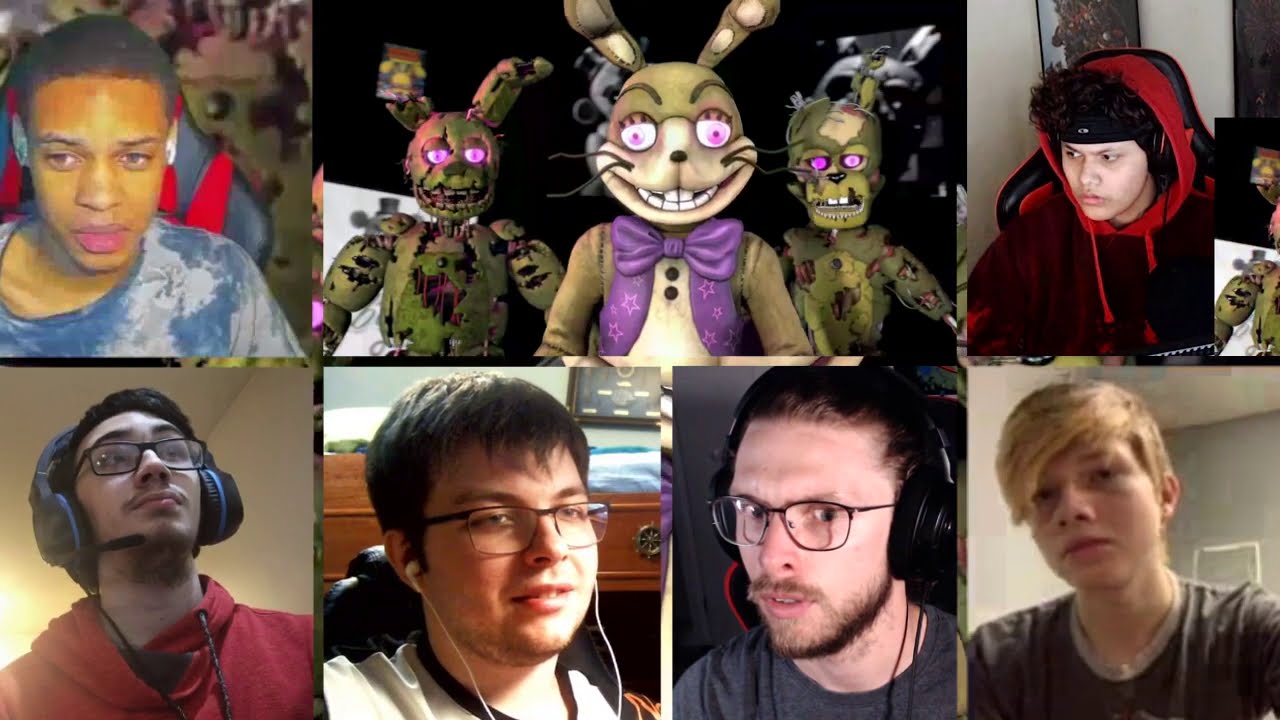 [FNAF SFM] Five Nights at Freddy's 6th Anniversary (FNAF Fanko Remix) [REACTION MASH-UP]#870
