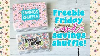 Cash Stuffing Freebie Friday & Savings Shuffle Savings Challenges! Making Budgeting & Saving Fun!
