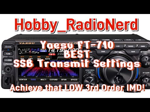 Yaesu FT-710 BEST SSB MIC Settings and some thoughts about this transceiver.
