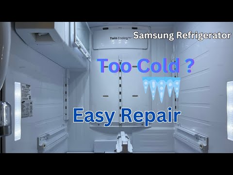 Samsung Refrigerator/Fridge Too Cold & Freezing Food, Easy Repair