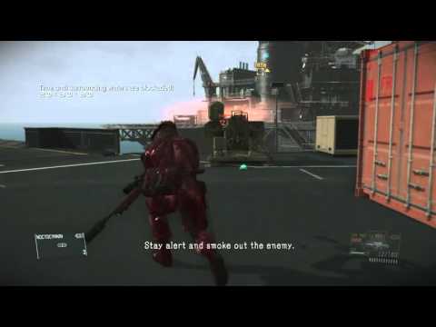 MGSV FOB - Command Platform against defender - stealing nuke with Demon Snake