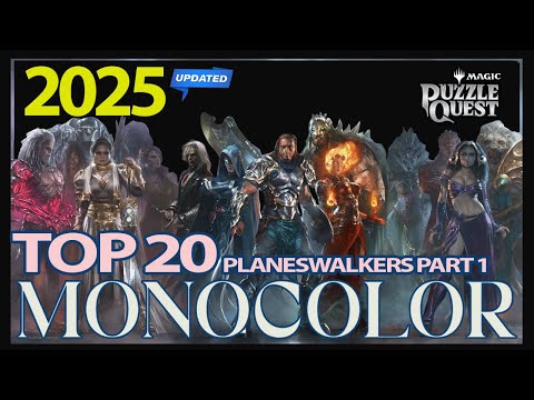 2025 Mono Color Planeswalker Rankings | Magic Puzzle Quest | MTGPQ