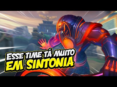 ESSE TIME TÁ MUITO EM SINTONIA! TIME BÃO! - ⚡ Smite BR Conquista