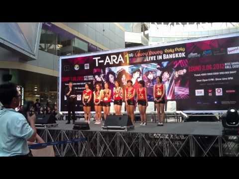Eternal Knight Cover T-ara @ T-ARA 1st Lovey Dovey Roly Poly Live in Bangkok (audition2)