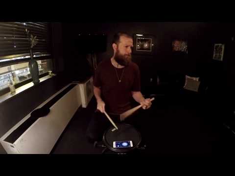 Joseph Arrington demonstrating the Movement Drum Co. 4-in-1 Pad, Conditioning Insert and Top Surface