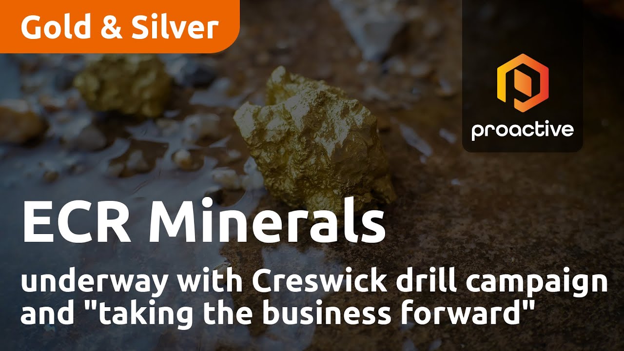 ECR Minerals underway with Creswick drill campaign and "taking the business forward"