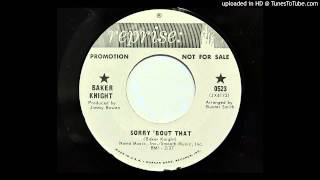 Baker Knight - Sorry &#39;Bout That (Reprise 0523) [1966]