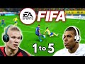 Haaland & Mbappé play FIFA 1-5!