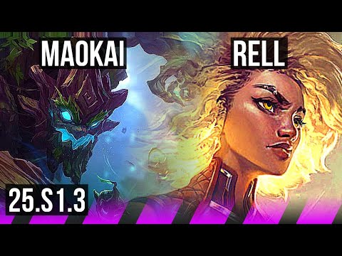 MAOKAI & Ezreal vs RELL & Corki (SUP) | KR Diamond | 25.S1.3