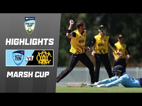 NSW v Western Australia | Marsh Cup Final 2023-24