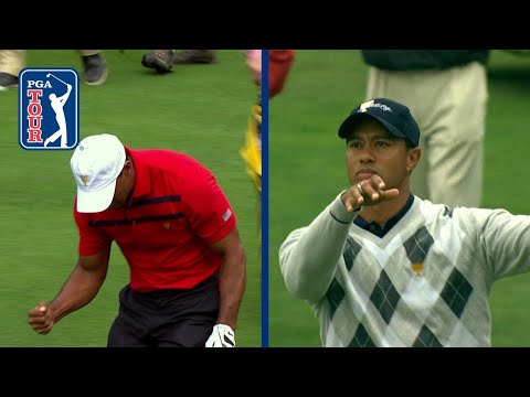 Tiger Woods’ all-time best shots at Presidents Cup