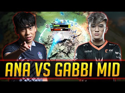 ANA vs GABBI Mid Lane - CLOSE FIGHT DOTA 2