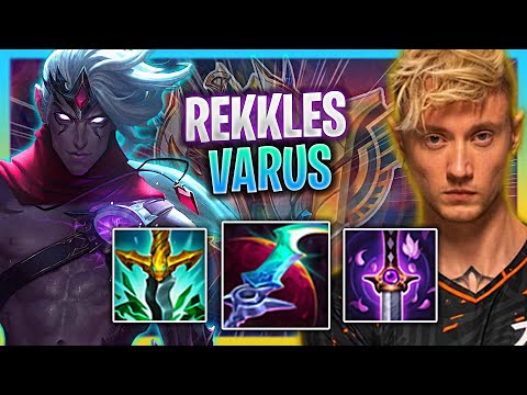 REKKLES IS SO GOOD WITH VARUS! | FNC Rekkes Plays Varus ADC vs !  Season 2023