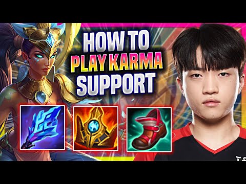 LEARN HOW TO PLAY KARMA SUPPORT LIKE A PRO! - T1 Keria Plays Karma Support vs Nautilus! |