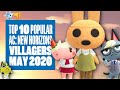 Top Ten Most Popular Villagers In Animal Crossing New Horizons (May 2020) - WHO IS YOUR FAVOURITE?