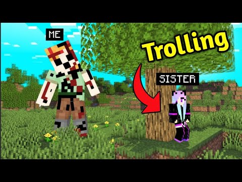 I Trolled My Sister as GIANT ALEX in Minecraft...