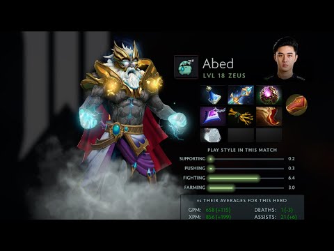 Dota 2 Replay 7.32E Abed's Zeus Top Core  [Shopify Rebellion vs 5RATFORCESTAFF]