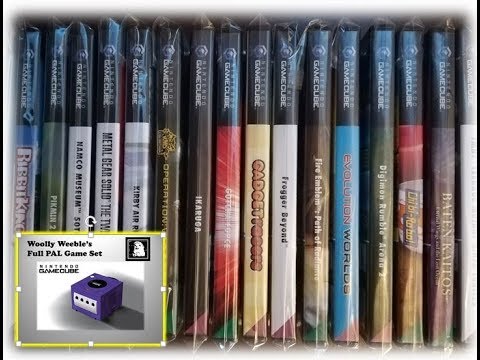 My full PAL Nintendo Gamecube set (every game).