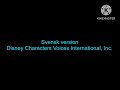 Monsters Inc VHS Closing Swedish Fixed