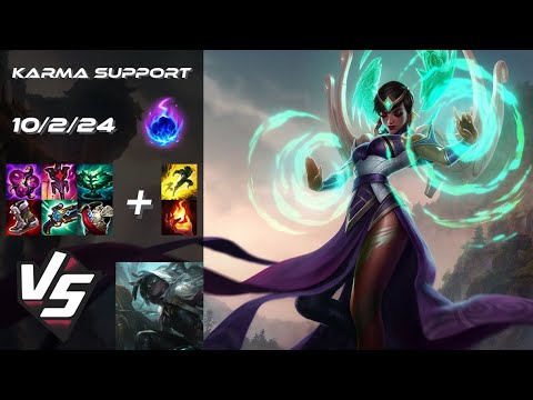 SUPPORT Karma vs Senna - EU Challenger Patch 14.24