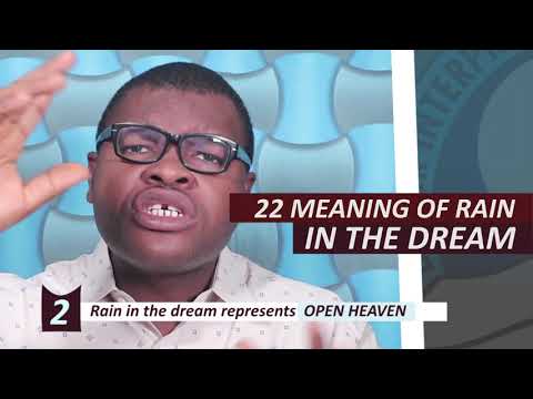22 MEANING OF RAIN IN THE DREAM - Rain Falling Spiritual Meaning