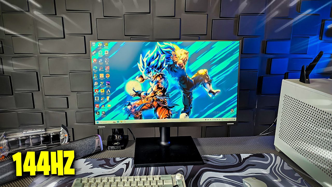 Miniatura da avaliação em vídeo de Monitor Gamer Samsung Odyssey G30 24 Polegadas 144Hz 1ms