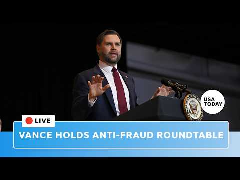 LIVE: JD Vance holds anti-fraud task force roundtable event with FTC chair, state attorneys general