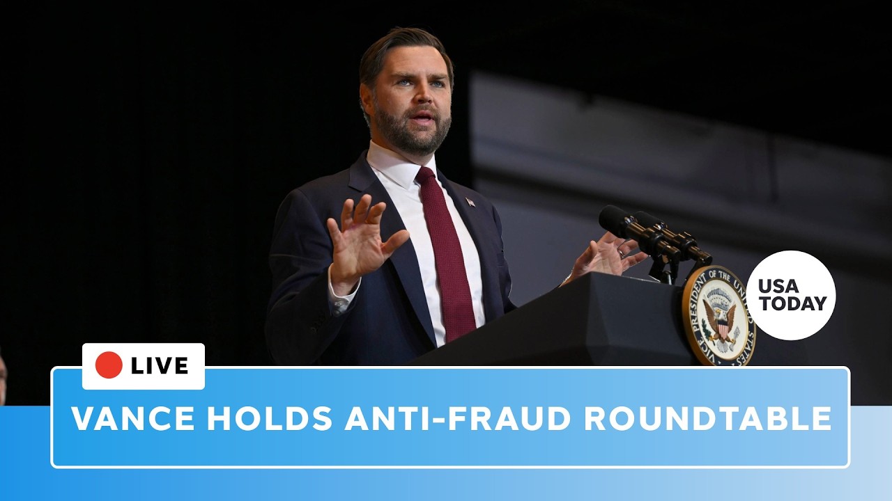 LIVE: JD Vance holds anti-fraud task force roundtable event with FTC chair, state attorneys general