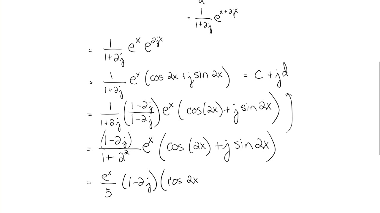 Integral with Complex Exponentials - Example 2