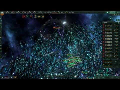 Stellaris - 4650 Fleet Cap vs 10x Strength Contingency (April 19th, 2020 - Verne 2.6.3)