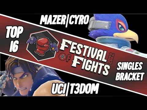 Festival of Fights 2022 Smash singles Top-16 Cyro VS T3 Dom