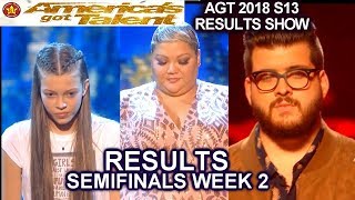 RESULTS Semi-Finals 2 Courtney Hadwin Christina Wells Noah Guthrie America&#39;s Got Talent 2018 AGT