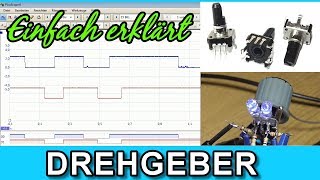 Drehgeber Inkrementalgeber Funktionsweise | Zerlegung Aufbau & Funktio