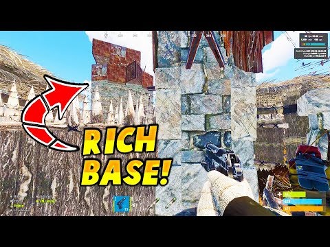 SUPER RICH ROLE PLAYER BASE COMPOUND IS LOADED! - Rust VANILLA RAID