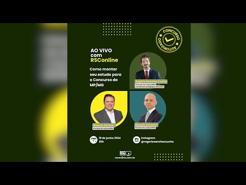 Como montar seu estudo para o MPMG