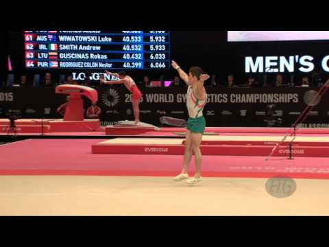BALBOA GONZALEZ Javier (MEX) - 2015 Artistic Worlds - Qualifications Floor Exercise