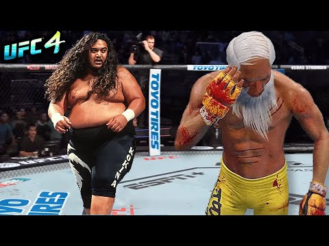 Old Bruce Lee vs. Princess Yokozuna (EA sports UFC 4)