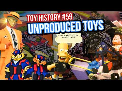 UNPRODUCED TOYS - SIMPSONS, TMNT, POLICE ACADEMY, GHOSTBUSTERS, MASK,...- TOY HISTORY EP.59